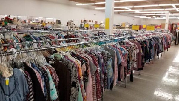 South Carolina thrift store selling donated clothes